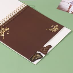 Фотоальбом на спирали 20 листов «Семейный альбом», объёмный элемент и 4 вкладки, 24×24 см