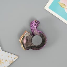 Магнит на холодильник «Змейка с богатством», полистоун, 6×1.5×5 см, МИКС