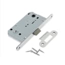 Защелка врезная LOCKLAND ZLK1CP, цвет хром, м/о 96 мм, пластиковый язычок