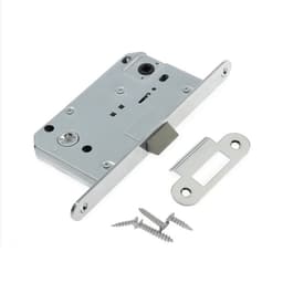 Защелка врезная LOCKLAND ZLK1CP, цвет хром, м/о 96 мм, пластиковый язычок