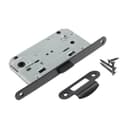 Защелка врезная LOCKLAND ZLK1BL, цвет черный, м/о 96 мм, пластиковый язычок