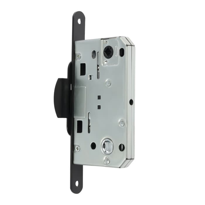 Защелка врезная LOCKLAND ZLK1BL, цвет черный, м/о 96 мм, пластиковый язычок