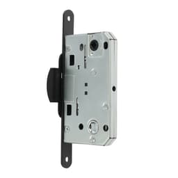 Защелка врезная LOCKLAND ZLK1BL, цвет черный, м/о 96 мм, пластиковый язычок