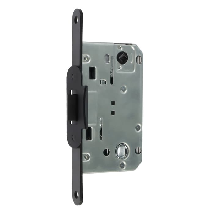 Защелка врезная LOCKLAND ZLK1BL, цвет черный, м/о 96 мм, пластиковый язычок