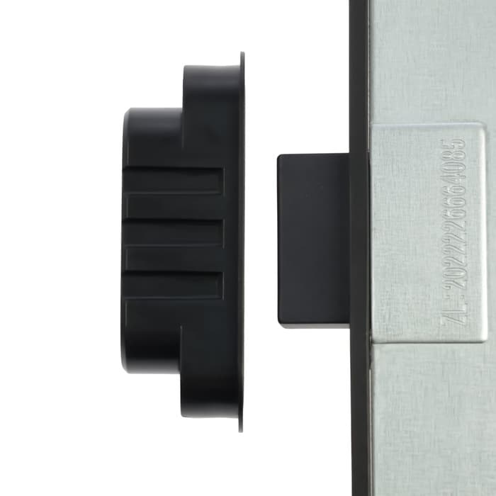 Защелка врезная магнитная LOCKLAND ZLK4BL, под цилиндр, цвет черный