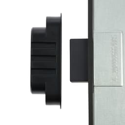 Защелка врезная магнитная LOCKLAND ZLK4BL, под цилиндр, цвет черный