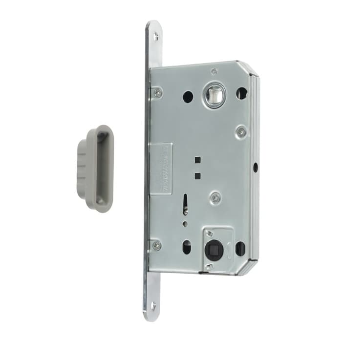 Защелка врезная магнитная LOCKLAND ZLK5CP, цвет хром, м/о 96 мм