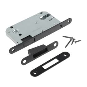 Защелка врезная магнитная LOCKLAND ZLK6BL, под цилиндр, цвет черный