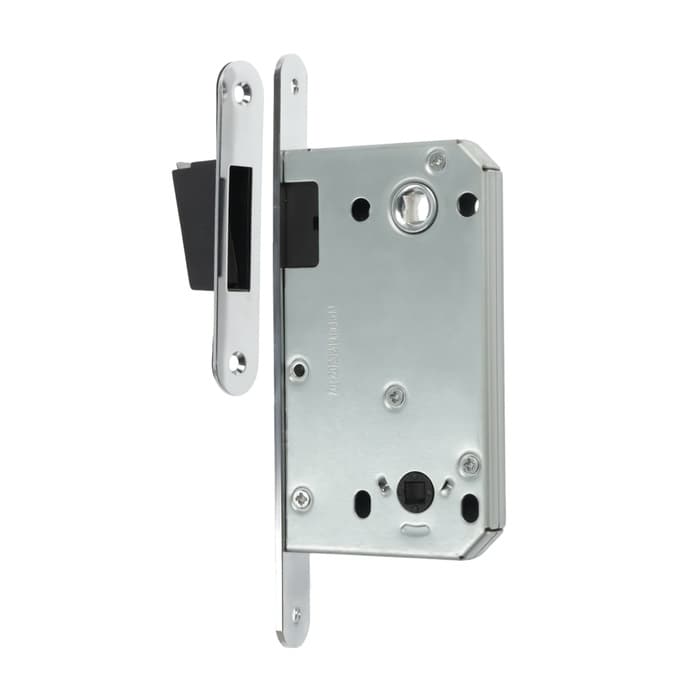 Защелка врезная магнитная LOCKLAND ZLK7CP, под завертку, цвет хром