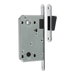 Защелка врезная магнитная LOCKLAND ZLK7CP, под завертку, цвет хром