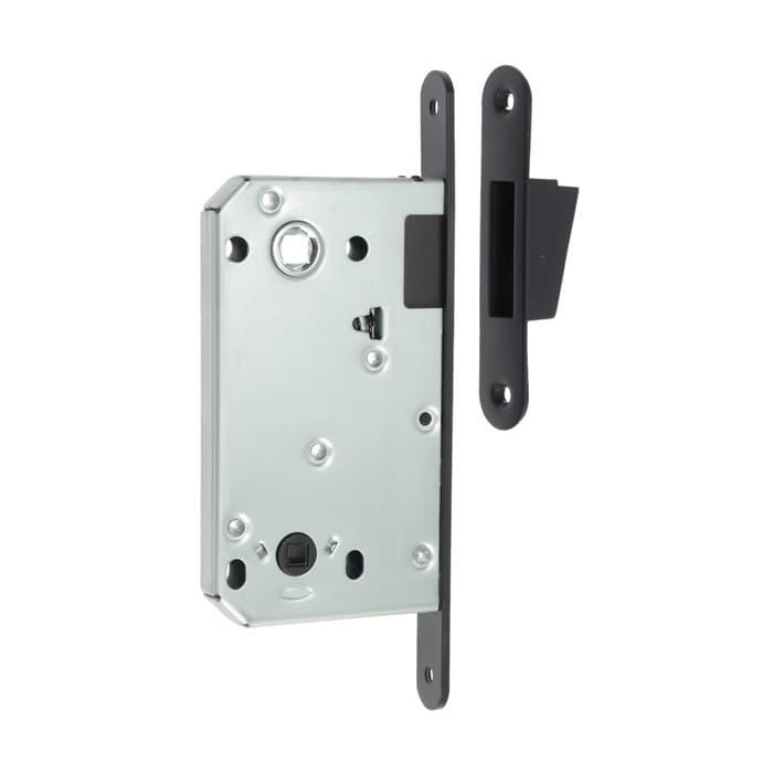 Защелка врезная магнитная LOCKLAND ZLK7BL, под завертку, цвет черный