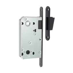 Защелка врезная магнитная LOCKLAND ZLK7BL, под завертку, цвет черный