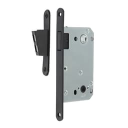 Защелка врезная магнитная LOCKLAND ZLK7BL, под завертку, цвет черный