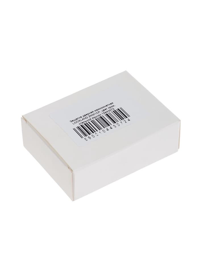 Защелка дверная межкомнатная LOCKLAND ZKM1CP, цвет хром, стальной язычок