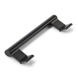 Ручка-скоба для пластиковых дверей ТУНДРА 001BL, металлическая, чёрная