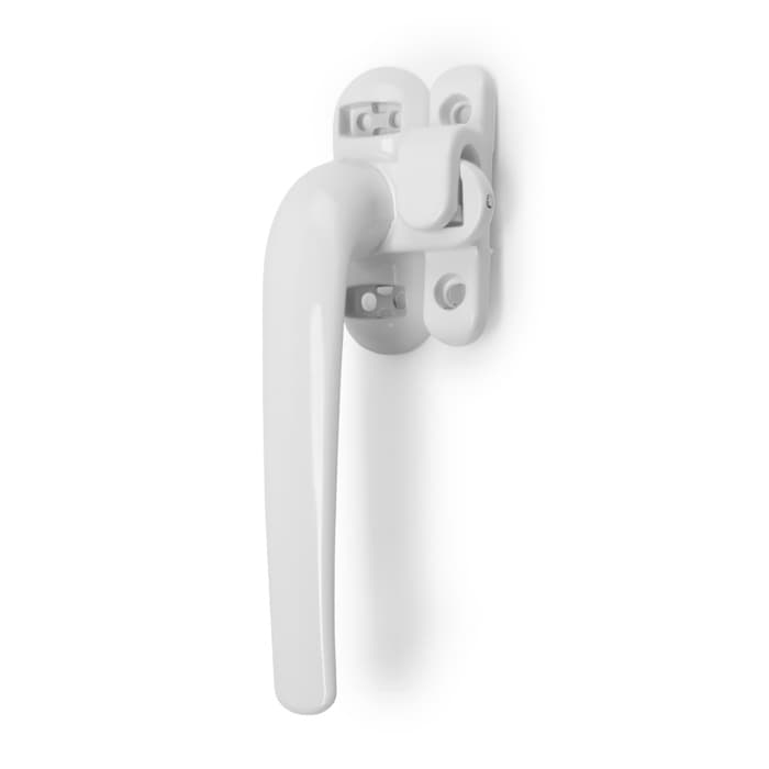 Ручка оконная ТУНДРА 004WH, металлическая, белая