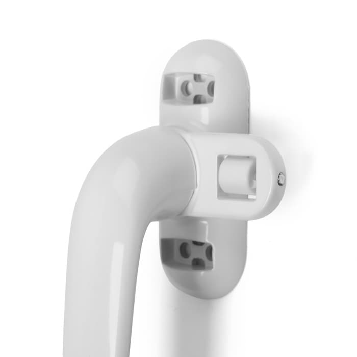 Ручка оконная ТУНДРА 004WH, металлическая, белая