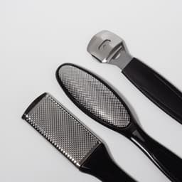 Набор для педикюра, 9 предметов, в пакете, чёрный