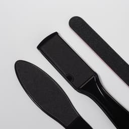 Набор для педикюра, 9 предметов, в пакете, чёрный