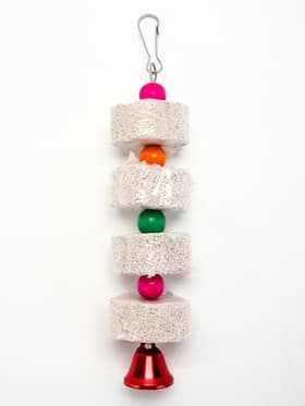 Точильные камни для птиц, с бусинами, 65 г