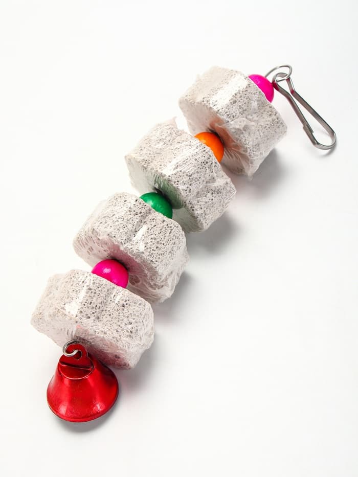 Точильные камни для птиц, с бусинами, 65 г