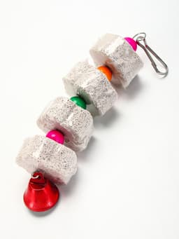 Точильные камни для птиц, с бусинами, 65 г