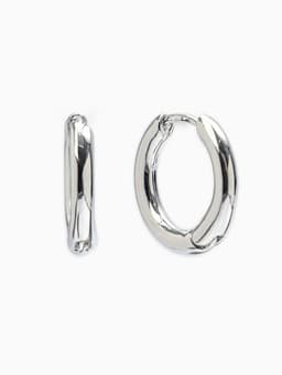 Серьги со съёмным элементом «Трансформер», клевер-сердце, бело-бежевые в серебре