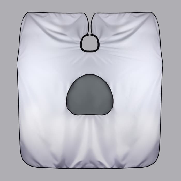 Пеньюар парикмахерский, с окном, белый