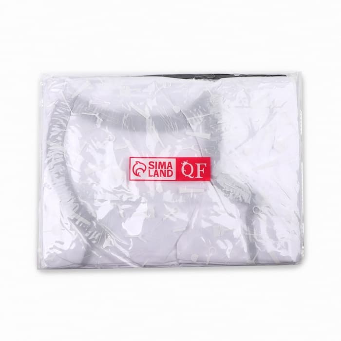 Пеньюар парикмахерский, с окном, белый