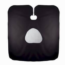 Пеньюар парикмахерский, с окном, чёрный