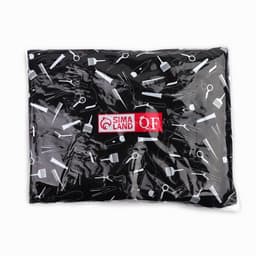 Пеньюар парикмахерский, с окном, чёрный