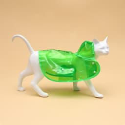 Дождевик для собак, размер XS, зелёный