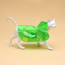 Дождевик для собак, размер XS, зелёный