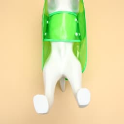 Дождевик для собак, размер S, зелёный