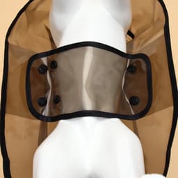 Дождевик для собак, размер XS, чёрный