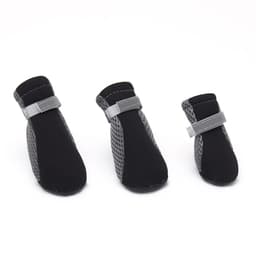 Ботинки для собак «Комфорт +», размер L (5.3×4 см), серо-чёрные