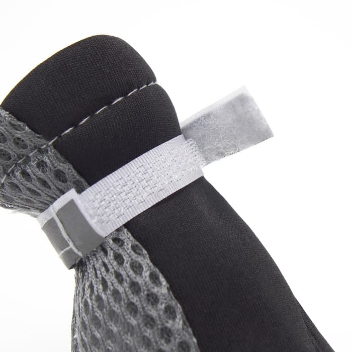 Ботинки для собак «Комфорт +», размер L (5.3×4 см), серо-чёрные