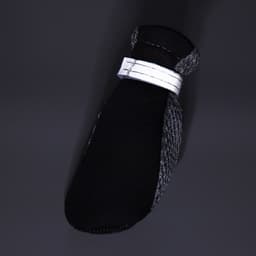 Ботинки для собак «Комфорт +», размер L (5.3×4 см), серо-чёрные