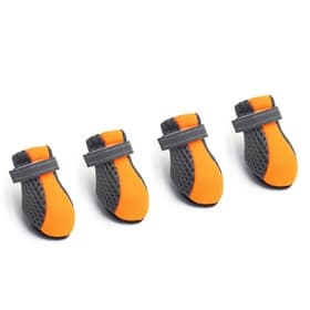 Ботинки для собак «Комфорт +», размер S (3.5×3 см), оранжевые