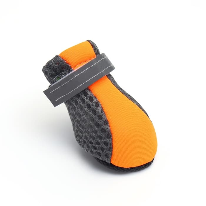 Ботинки для собак «Комфорт +», размер S (3.5×3 см), оранжевые