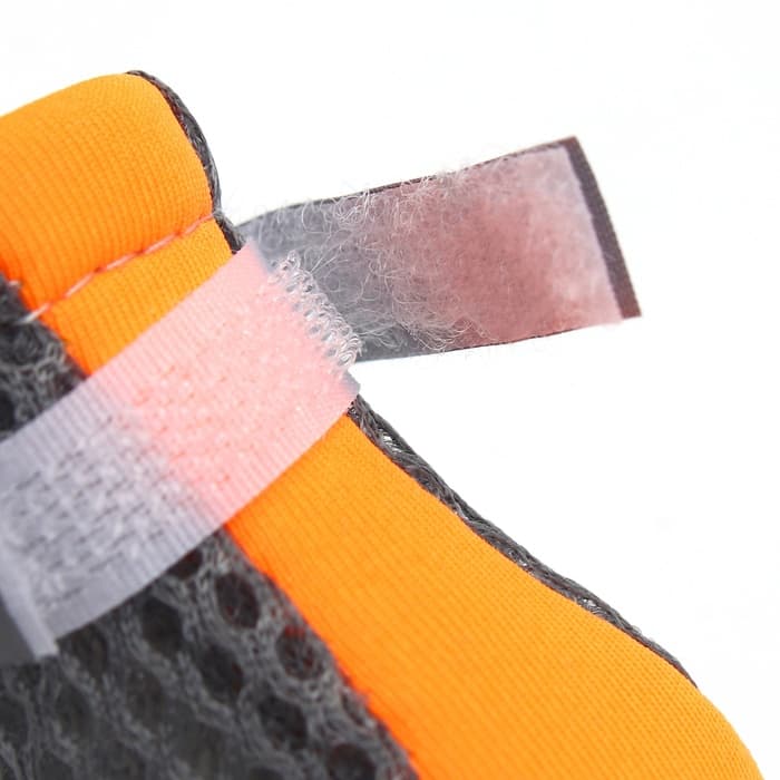 Ботинки для собак «Комфорт +», размер S (3.5×3 см), оранжевые