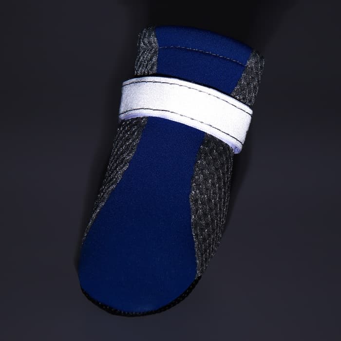 Ботинки для собак «Комфорт +», размер XL (5.9×4.8 см), синие