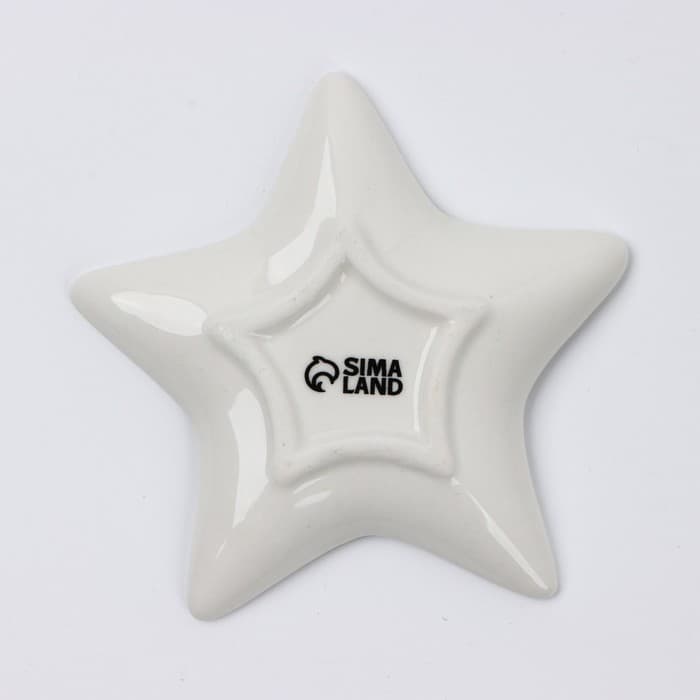 Подставка для чайных пакетиков новогодняя «Ёжик», 8.7×8.7 см