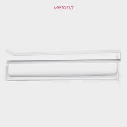 Сушилка для бокалов Доляна, 26.5×10.5×7 см, белая