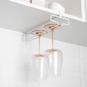 Сушилка для бокалов Доляна, 26.5×10.5×7 см, белая