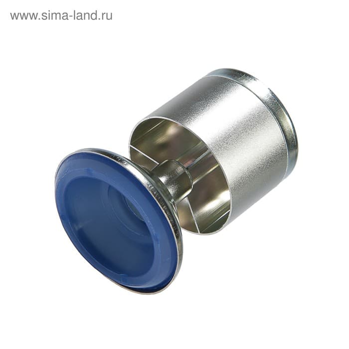 Опора мебельная, регулируемая, алюминиевая, d=50 мм, h=80 мм, цвет матовый хром, 4 шт.