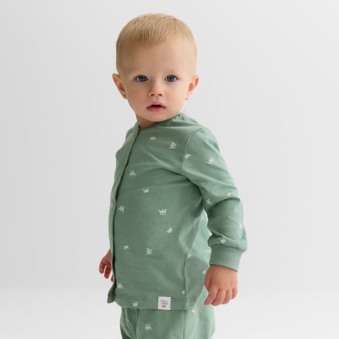 Кофточка детская MINAKU, рост 80-86 см, цвет оливковый