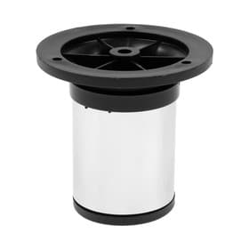 Опора регулируемая OR=001CR ТУНДРА, d=50 мм, H=80 мм, цвет хром, 4 шт.