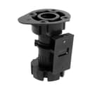 Опора пластиковая ТУНДРА, регулируемая d=26, H=80-120 мм, с клипсой и, черная, 16 шт. TMP