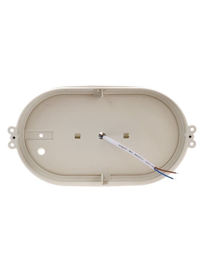 Светильник светодиодный, 6 Вт, 220 В, IP54, 6500К, пластик, овал, белый